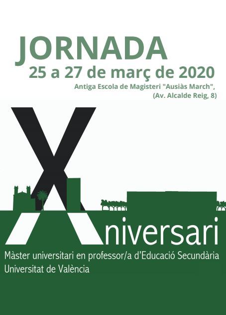 X ANIVERSARI DEL MÀSTER DE SECUNDÀRIA